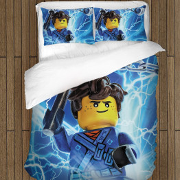 3D ložní soupravy s přikrývkou - Ninjago
