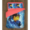 3D ložní soupravy s přikrývkou - Ninjago