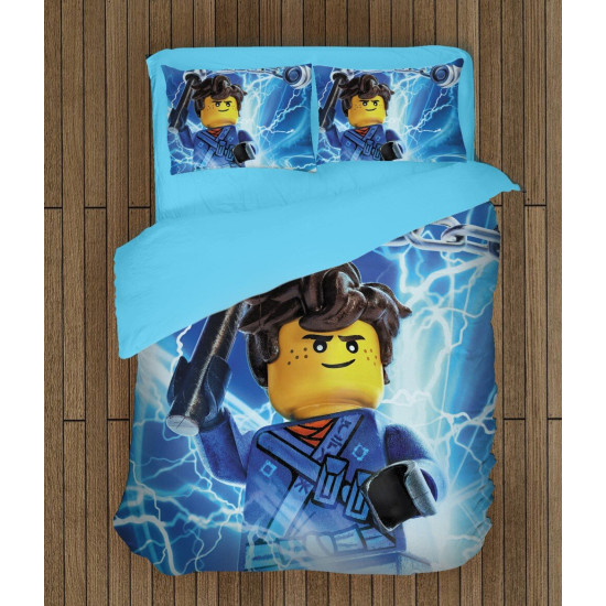 3D ložní soupravy s přikrývkou - Ninjago