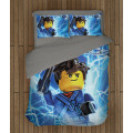3D ložní soupravy s přikrývkou - Ninjago