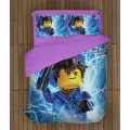 3D ložní soupravy s přikrývkou - Ninjago