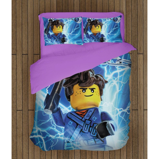 3D ložní soupravy s přikrývkou - Ninjago