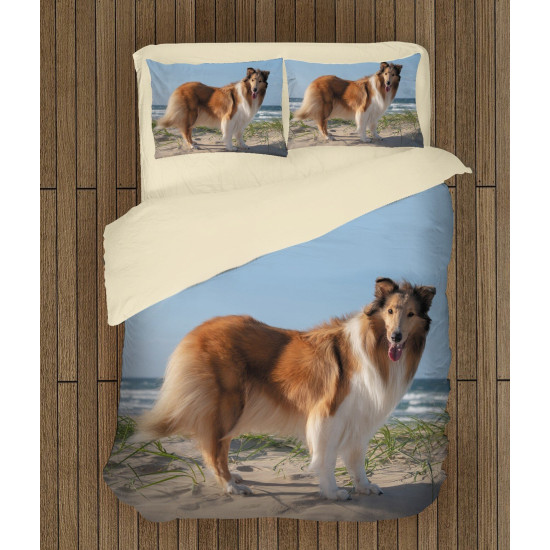 Povlečení s přikrývkou - Collie