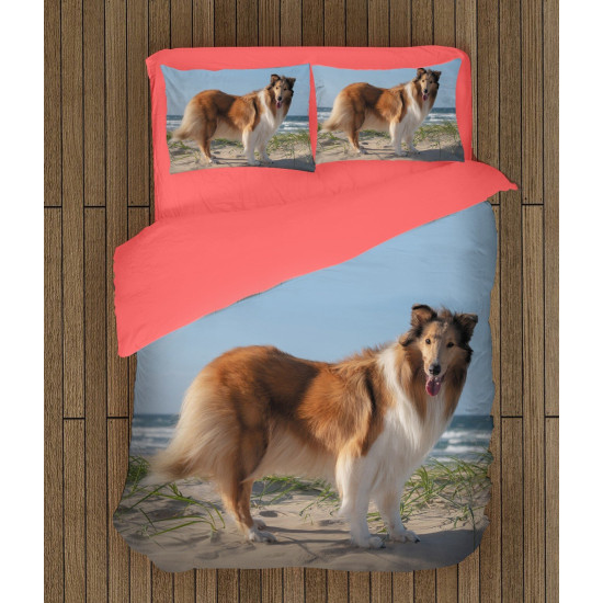 Povlečení s přikrývkou - Collie