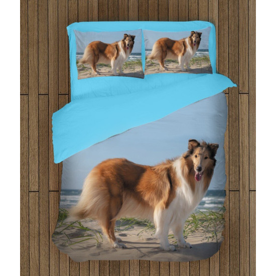 Povlečení s přikrývkou - Collie