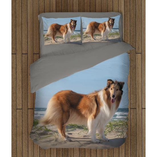 Povlečení s přikrývkou - Collie