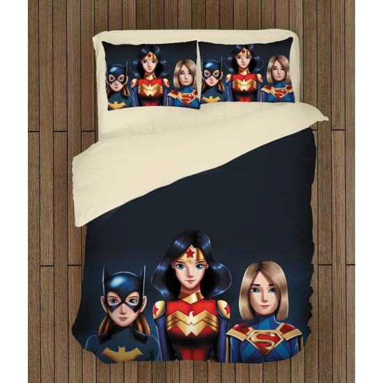 Povlečení s přikrývkou - Super Hero Girls