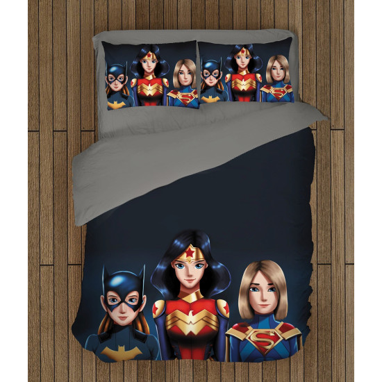 Povlečení s přikrývkou - Super Hero Girls