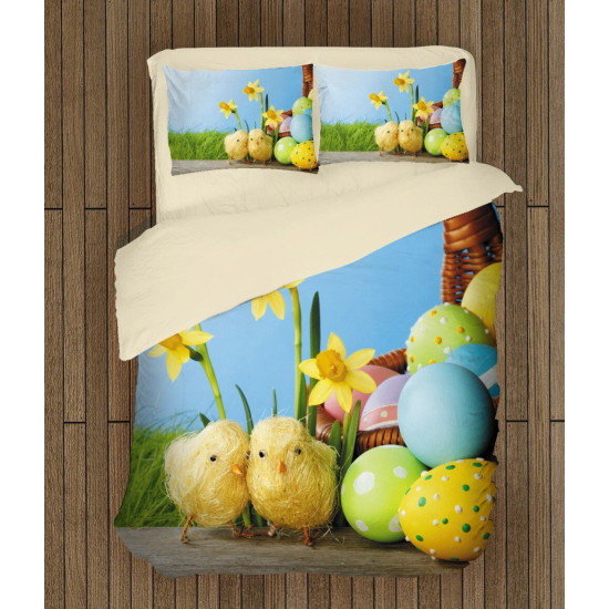 Povlečení s přikrývkou - Easter Chicks