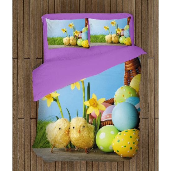 Povlečení s přikrývkou - Easter Chicks