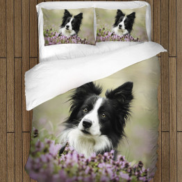 Ložní souprava - Collie and Flowers