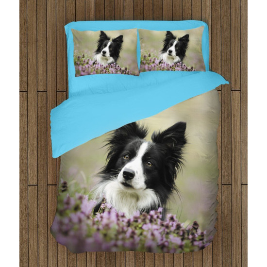 Ložní souprava - Collie and Flowers