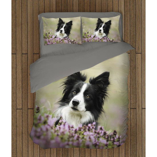 Ložní souprava - Collie and Flowers