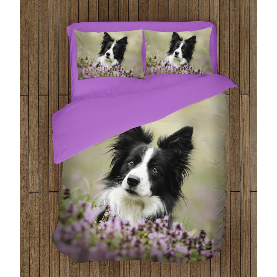 Ložní souprava - Collie and Flowers