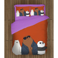 Ložní soupravy s přikrývkou - We Bare Bears Dark