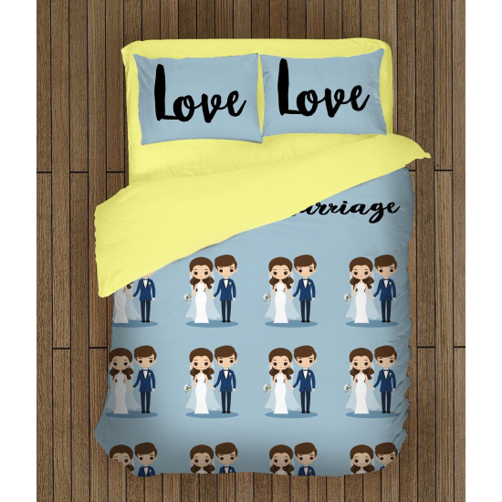 Ložní soupravy s přikrývkou - Love and Marriage
