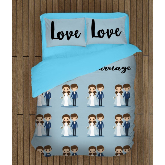 Ložní soupravy s přikrývkou - Love and Marriage