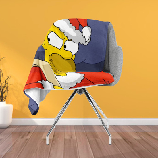 Měkká deka - Christmas Homer Simpson