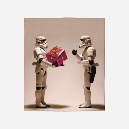 Hřejivá Vánoční deka - Star Wars Christmas