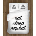 Ložní soupravy s přikrývkou - Eat Sleep Repeat