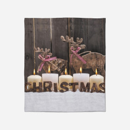 Hřejivá Vánoční deka - Christmas Deers