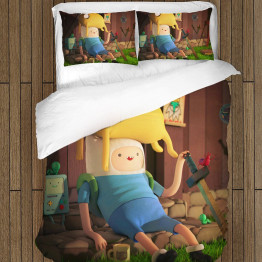 Povlečení s přikrývkou - Adventure Time Finn Ans Jake