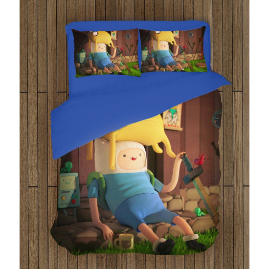 Povlečení s přikrývkou - Adventure Time Finn Ans Jake