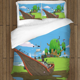 3D ložní souprava - Adventure Time