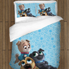 Dětská ložní souprava - 3D Puppy Dog Pals