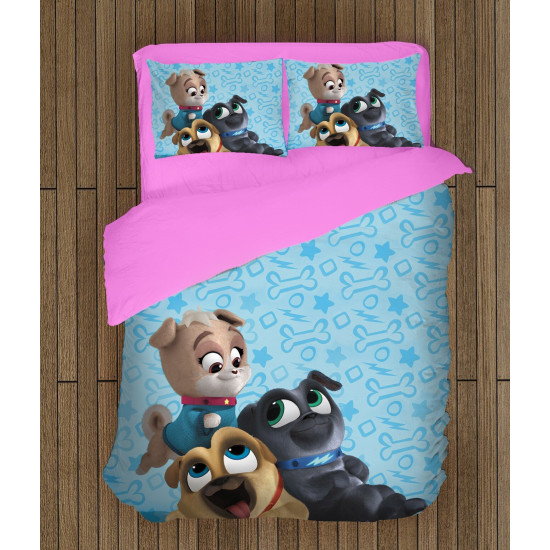 Dětská ložní souprava - 3D Puppy Dog Pals
