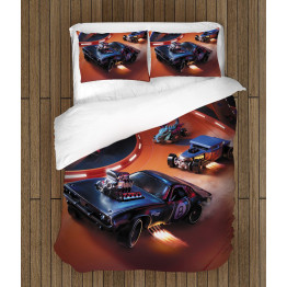 Dětské povlečení s přikrývkou - Hot Wheels