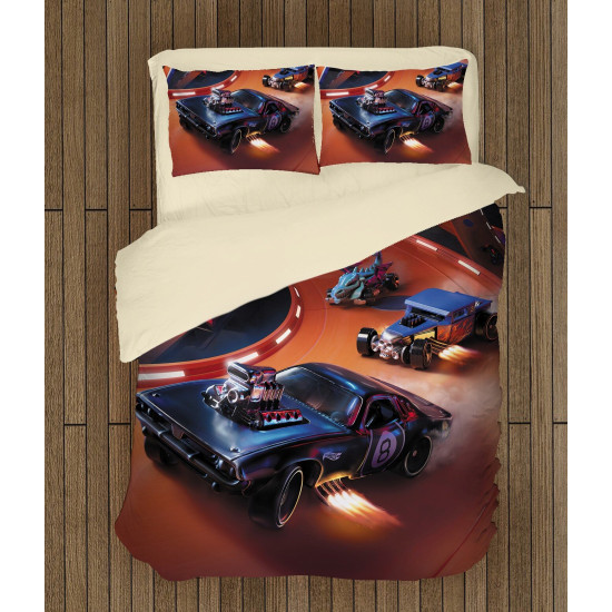 Dětské povlečení s přikrývkou - Hot Wheels