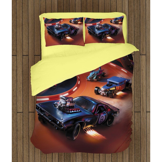 Dětské povlečení s přikrývkou - Hot Wheels