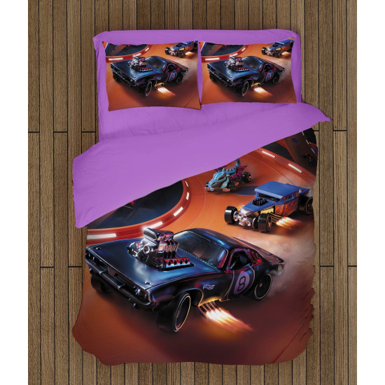 Dětské povlečení s přikrývkou - Hot Wheels