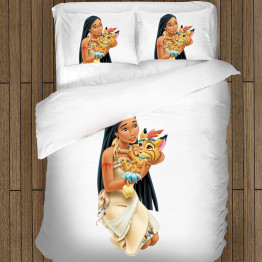 Dětské ložní prádlo s přikrývkou - Pocahontas Cartoon