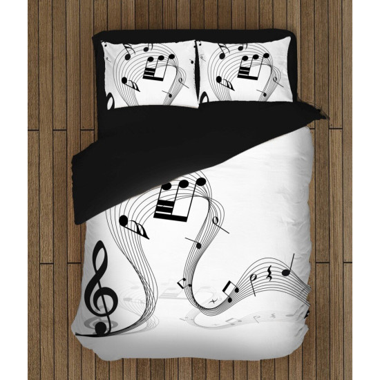 Povlečení s přikrývkou - Musical Notes