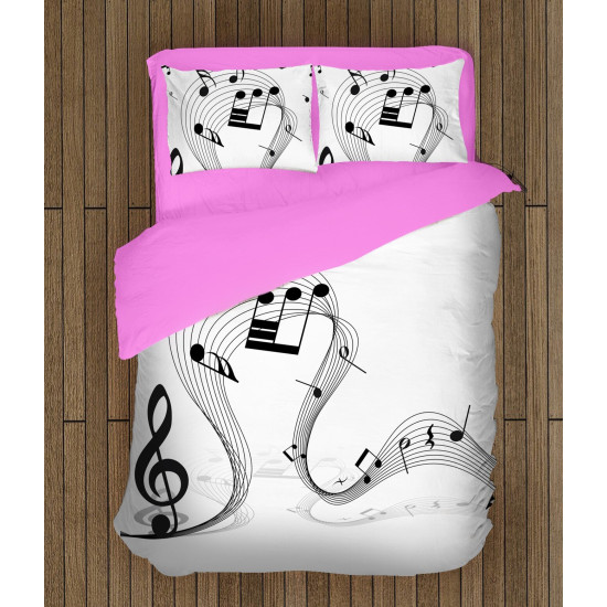 Povlečení s přikrývkou - Musical Notes