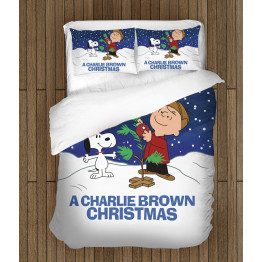 Ložní soupravy s přikrývkou - Charley Brown Christmas