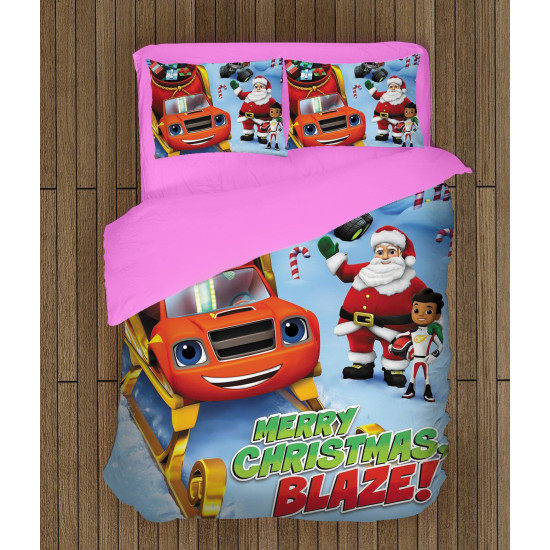 Povlečení s přikrývkou - Merry Christmas Blaze
