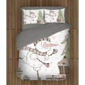 Ložní soupravy s přikrývkou - Snowman Painting