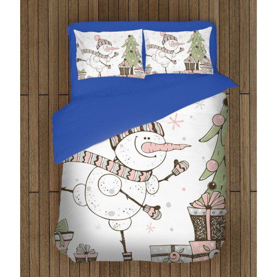 Ložní soupravy s přikrývkou - Snowman Painting