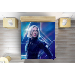 Modrý přehoz na postel - Avengers infinity black widow
