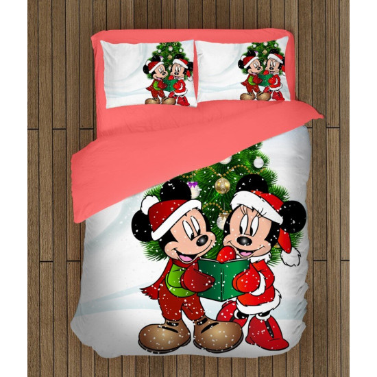 Přikrývka - Christmas Minnie and Mickey