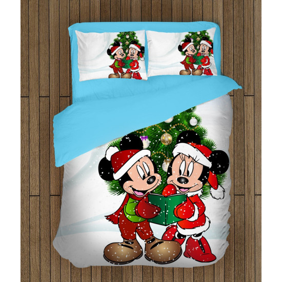 Přikrývka - Christmas Minnie and Mickey