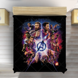 Luxusní přehoz na postel 3D - Avengers infinity war