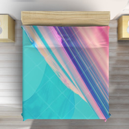 ДА НЕ СЕ ПУСКА Дизайнерска кувертюра Цветна вълна - Colorful wave