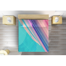 ДА НЕ СЕ ПУСКА Дизайнерска кувертюра Цветна вълна - Colorful wave