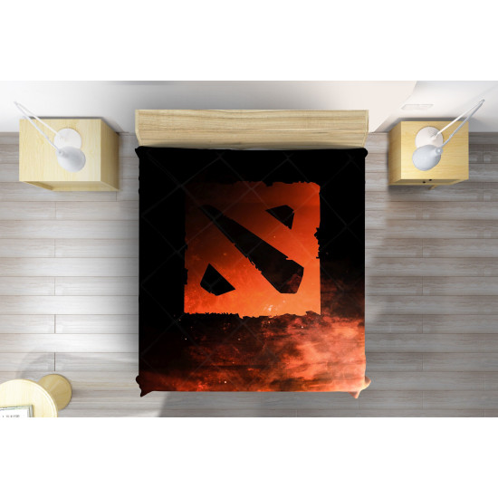 Luxusní přehoz na postel - Dota2 logo