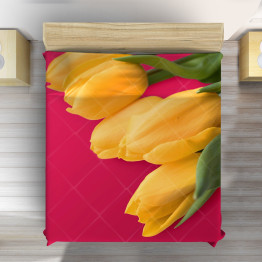 Luxusní přehoz na postel - Tulips Bouquet