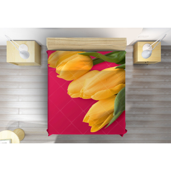 Luxusní přehoz na postel - Tulips Bouquet